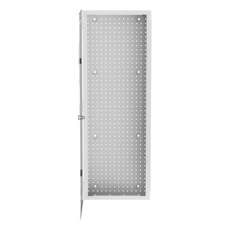 Gabinete Multipropósito de Montaje en Pared, de 42 in de Altura, Con Puerta Reversible, Fabricado en Acero, Color Blanco PANDUIT MS42EHDS