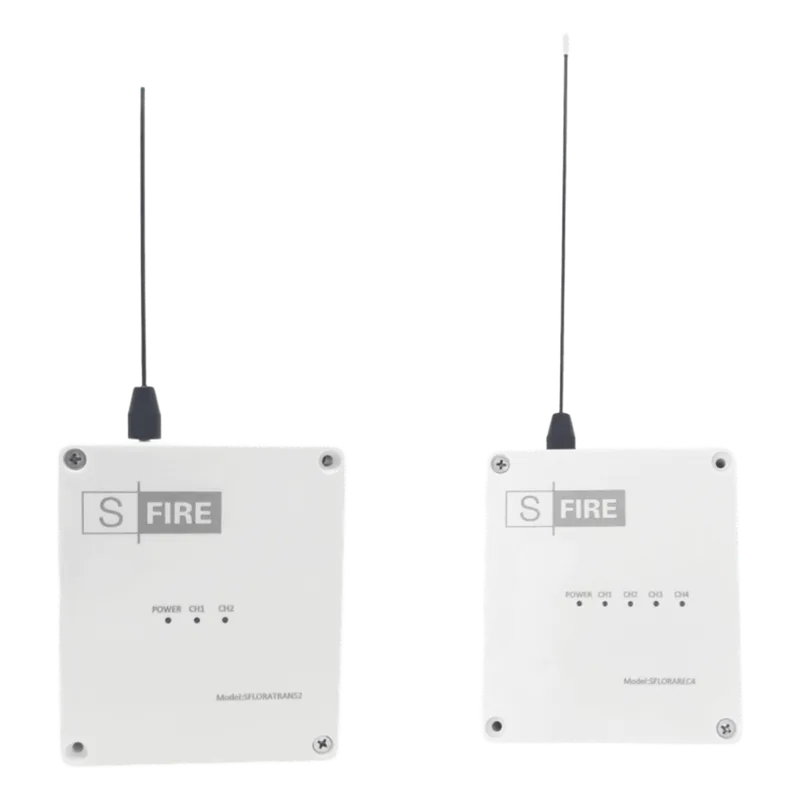 KIT de Transmisor - Receptor inalámbrico / Distancia máxima de transmisión 2500 metros (Linea de vista) / Receptor con 4 salidas SFIRE SFLORAKIT4