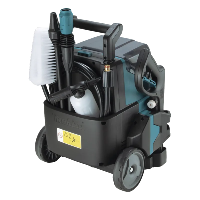 Hidrolavadora Inalámbrica de 11.5 Mpa. con Manguera de 5m, incluye dos Baterías BL4050 de 40V, 5A y Cargador DC40RB MAKITA HW001GT201