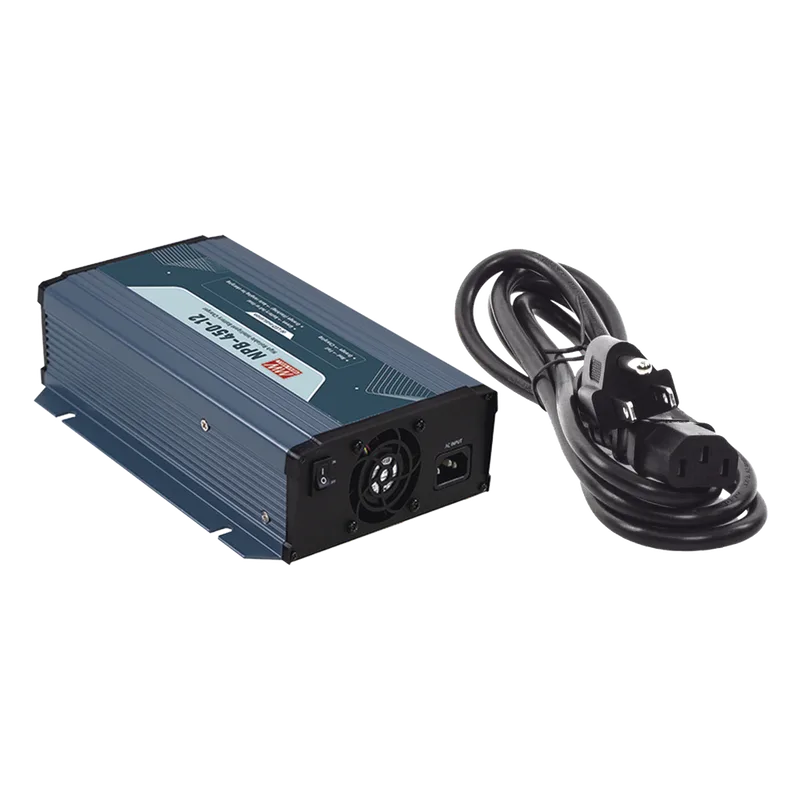 Cargador para Baterías de Plomo Ácido y Litio / 25A / 12V / Bancos de 90 a 300 Ah / Con cable de alimentación MEANWELL NPB45012/K