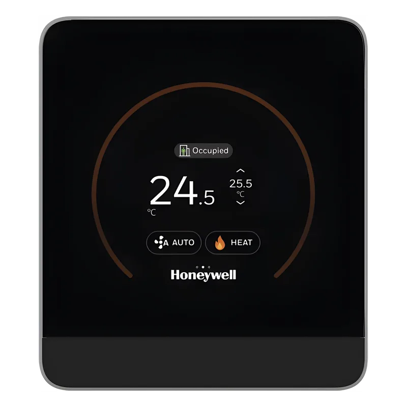 Módulo de pared con pantalla táctil capacitiva para temperatura y humedad, comunicación Sylk, BACnet MS/TP y Modbus RTU, serie TR100 HONEYWELL BMS TR100-TH-G