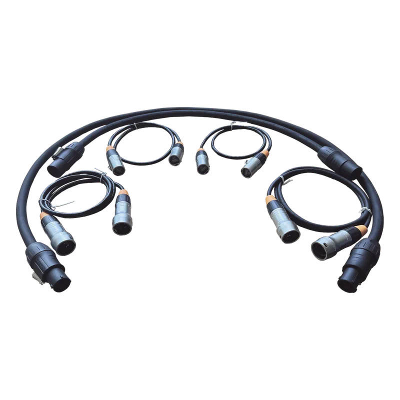 Kit de Cables de Interconexión para Paneles LED de Exterior / Datos y Corriente / Compatible con Familia CD-1AAB y CD-2APA HIKVISION DS-D42-PC/NC