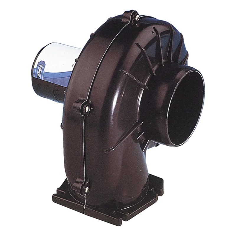 Soplador de ventilación marina de 3 pulgadas con montaje en brida, construido en plástico reforzado JABSCO 34739-0020