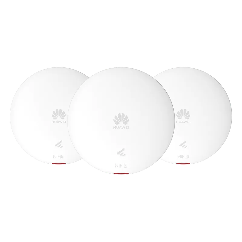 Kit de 3 - Punto de Acceso Wi-Fi 6 / 1.775 Gbps / MU-MIMO 2x2:2 (2.4GHz y 5GHz) / Smart Antenna 20% más cobertura / Instalación en techo y pared / Seguridad WP3 / Con Administración Gratuita desde la Nube HUAWEI AP361-KIT-3