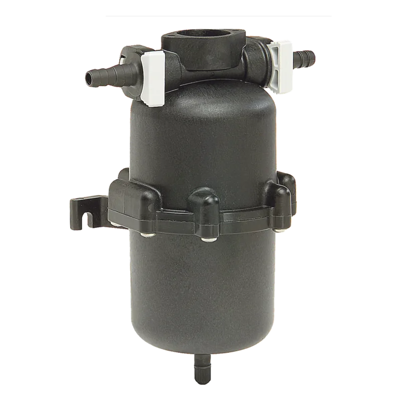 Mini tanque acumulador con capacidad de hasta 0.65 litros. JABSCO 30573-0003