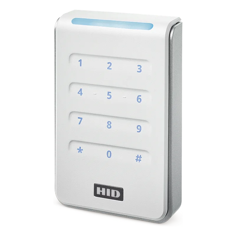 Lector R40 con TECLADO SIGNO WHITE Estandar Multitecnologia/ 40KNWS-00-000000/ Garantia de Por Vida/ Pigtail/Wiegand & OSDP HID RS40KFW