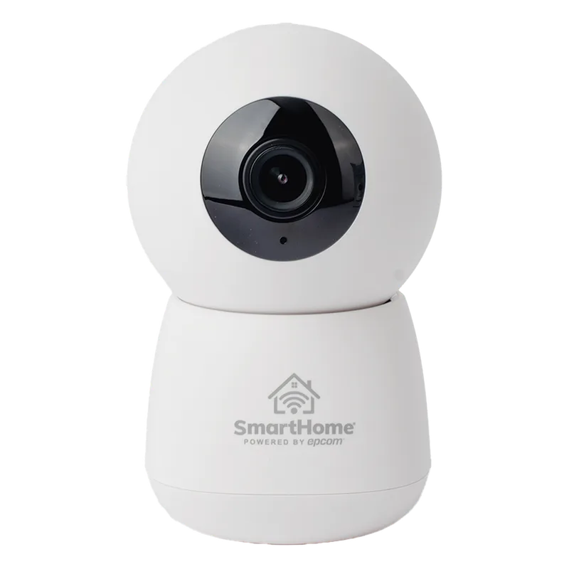 Mini Cámara IP PT 4 Megapíxel (2560 x 1440) / Wi-Fi 2.4 GHz / Autoseguimiento Inteligente / Detección de Humanos y Mascotas / Audio Bidireccional / Visión Nocturna 10 m (32.8 ft) / microSD hasta 128 GB / Notificación Push / Uso en Interior / Ángulo SMARTHOME BY EPCOM SCAM4PT