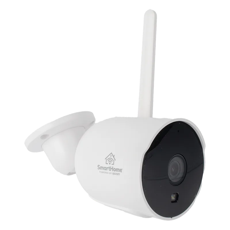 CAMARA BALA IP 2MP| WIFI | AUDIO DE 2 VIAS| ALMACENAMIENTO EN MICROSD| LENTE DE 4MM | ANGULO DE APERTURA 90 GRADOS IP65 SMARTHOME BY EPCOM SCAM2B