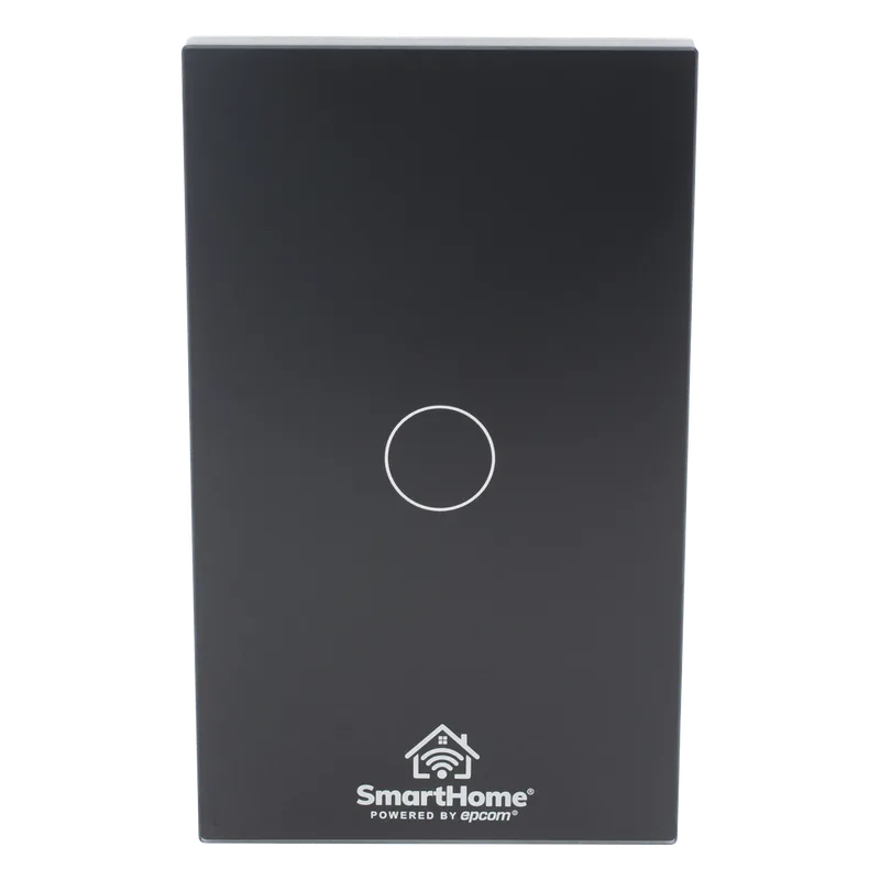 (ZigBee) Apagador switch inalámbrico ZigBee, control de 1 regreso de carga, 110V SMARTHOME BY EPCOM SHS211Z