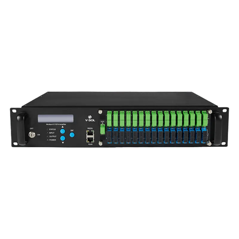 Amplificador Óptico EYDFA de 32 Puertos de 1550nm V-SOL V8816W-32P-22