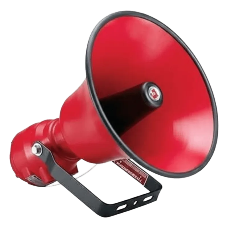 Altavoz de anunciamiento publico a prueba de explosiones AudioMaster®, 30W de Potencia, Listado UL y cUL para Clase I, División 1, Grupos B, C y D; Clase I, División 2, Grupo A, B, C y D; Clase II, División 2, Grupos F y G; Color FEDERAL SIGNAL INDUSTRIAL AM302X-R