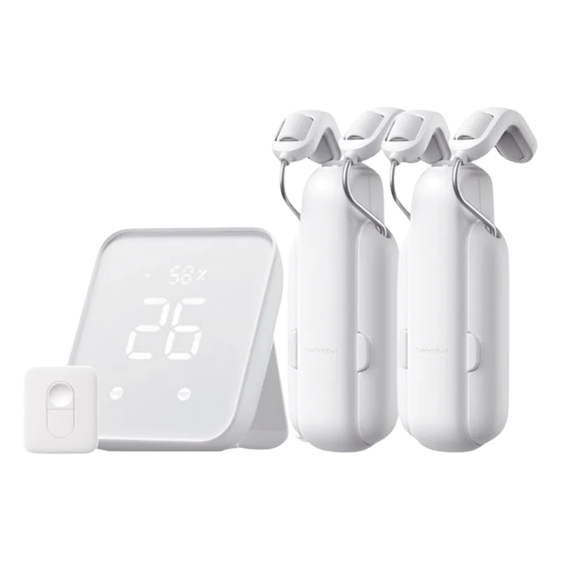 KIT Controlador HUB principal para dispositivos SwitchBot, Señal Wifi y BLUETOOTH, incluye 2 motores cortinas y 1 control remoto SWITCHBOTKHCR