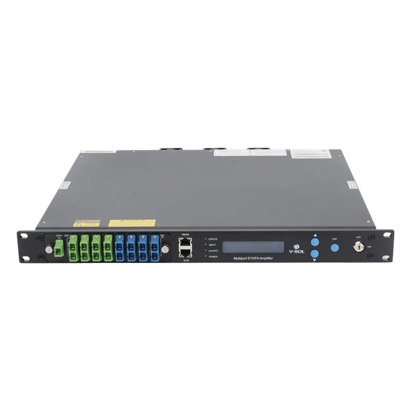 Amplificador Óptico EYDFA de 8 puertos de 1550nm V-SOL V8816W-8P-22