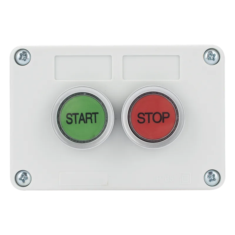 Botonera Doble Para Barreras Vehiculares, Operadores Corredizos y Abatibles. ACCESSPRO XBS-SW-21