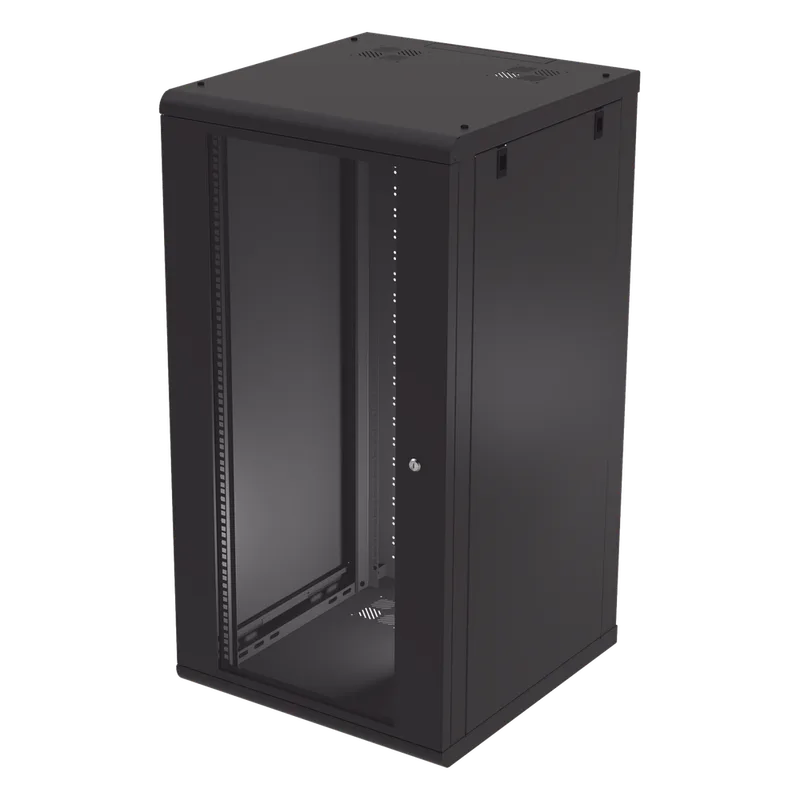Gabinete de Pared 24U de 635 mm de Profundidad, Rack de 19 pulgadas en Acero Reforzado: Compacto y Resistente para Soluciones Profesionales LINKEDPRO SR-1924-GN2G