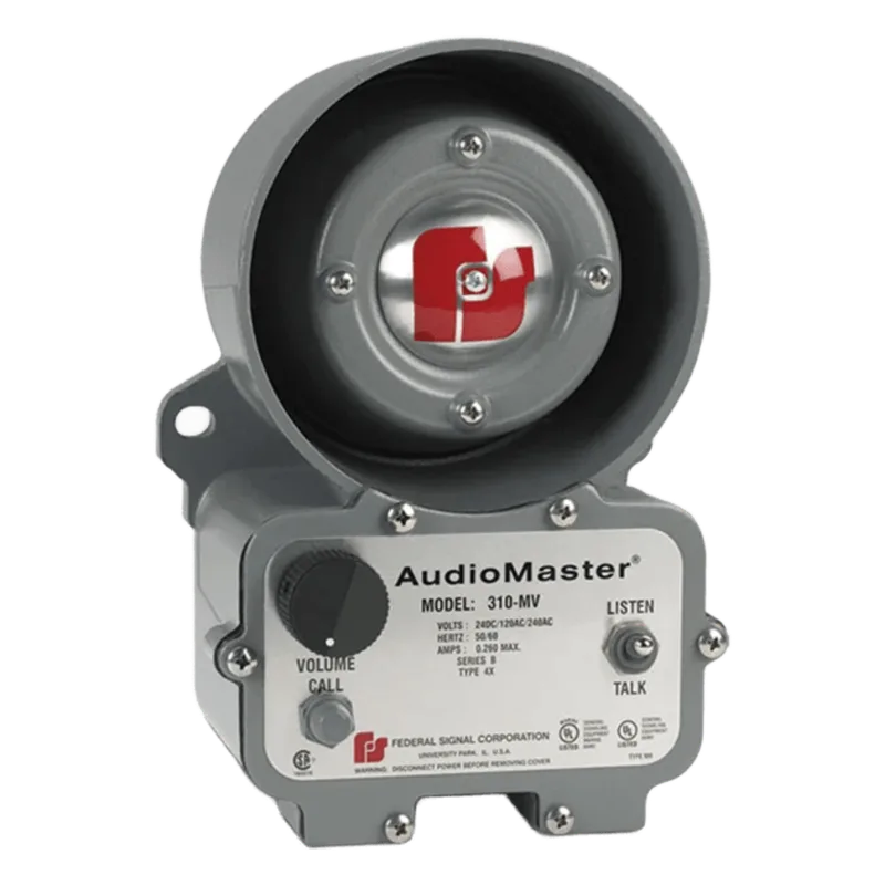 AudioMaster® Intercomunicador bidireccional con micrófono con cancelación de ruido FEDERAL SIGNAL INDUSTRIAL 310-MV-MNC