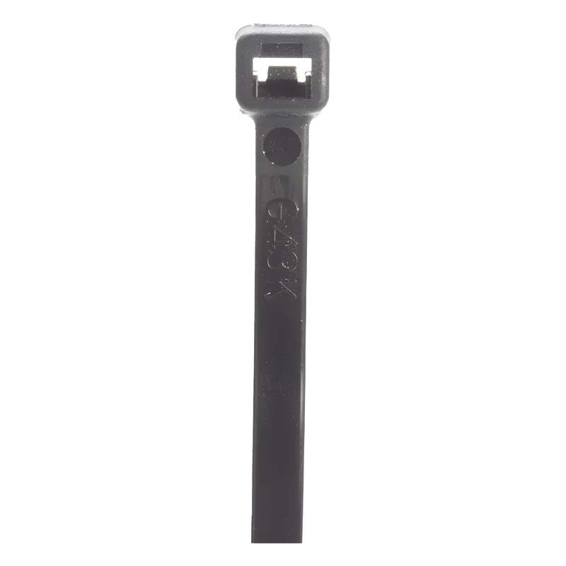 Cincho STRONGHOLD, 370 mm largo x 4.8mm ancho, Tensión 50 lb (222 N) Nylon 6,6 Color Negro, Paquete de 100 Piezas PANDUIT S15-50-C0