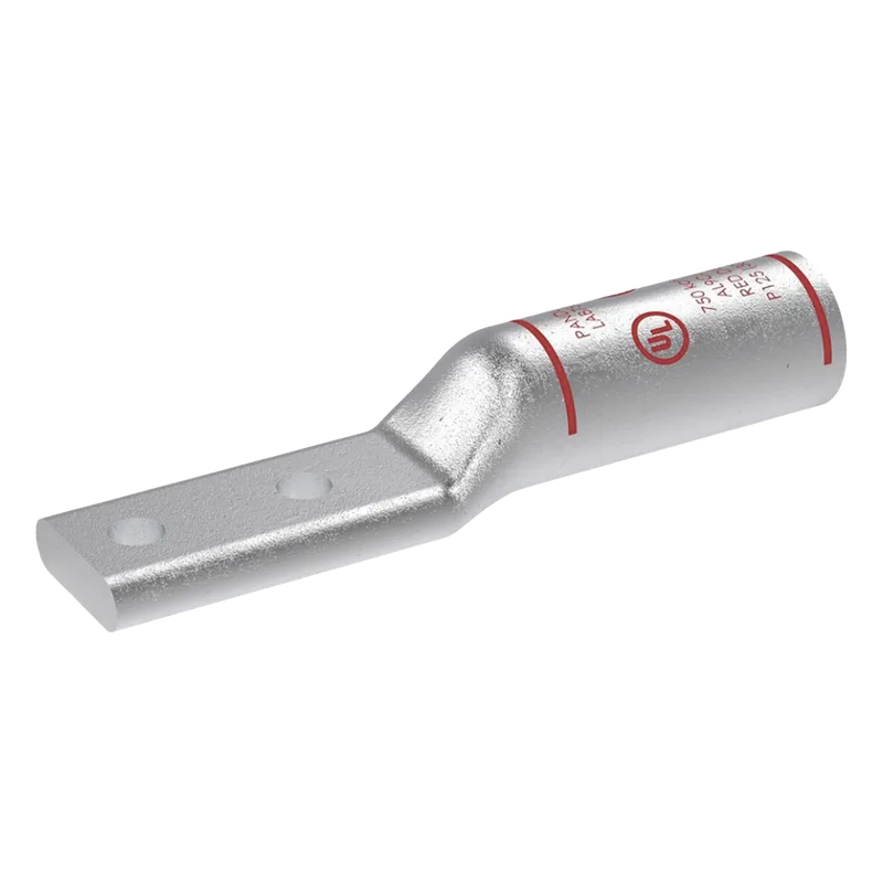 Zapata de compresión Aluminio LAB750-12-24R para cal. 750 Kcmil, Doble barreno para tornillo prisionero de 1/2, Espaciado de orificio 44.45mm, 1 Pz PANDUIT