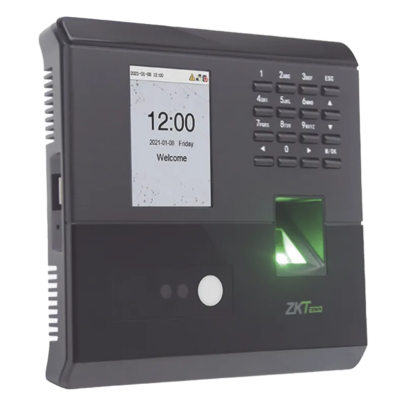Terminal Biométrica Facial y Huella / 100 Rostros 500 Huellas / Visible Light / ADMS / TCP/IP / BioTimePro ZKTECO MB10V
