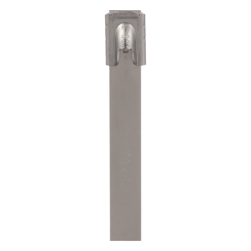 Cincho Pan-Steel™ de Acero Inoxidable 316, de 362mm largo x 7.9mm ancho, Color Metálico, Paquete de 50pz PANDUIT MLT4H-LP316