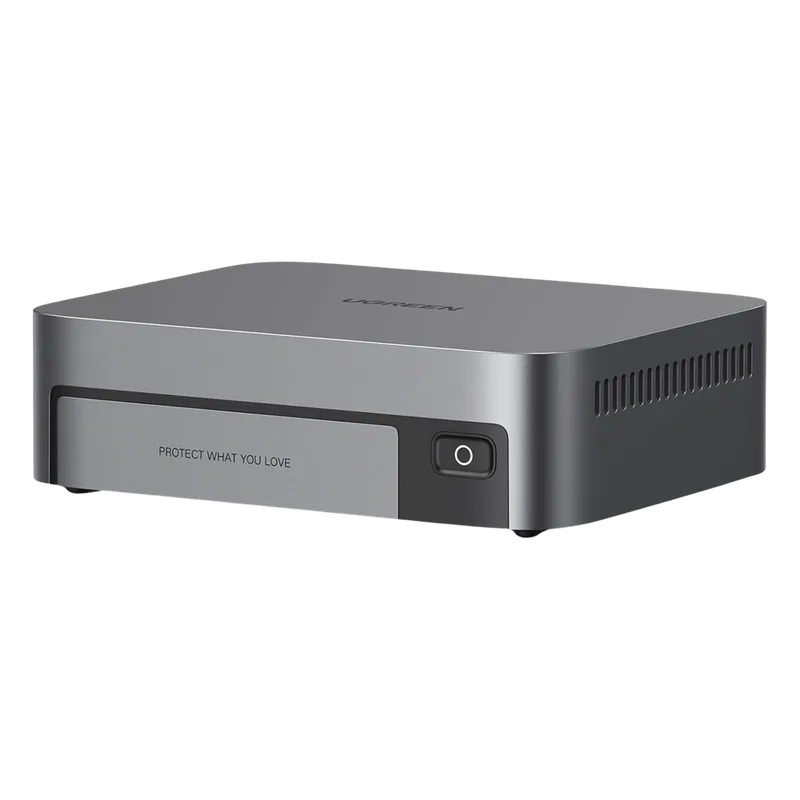 NASync DXP480T Plus | SO UGOS Pro | Intel X86 12th Gen Intel® Core™ i5 | SSD 128 GB | 4-Bahias (M.2 NVMe) | 8GB DDR5 (Exp. a 32GB) | 4 Puertos Thunderbolt™4 | WiFi | 1*USB3.2 Gen2, 10Gb/s | HDMI 8K. UGREEN 25891