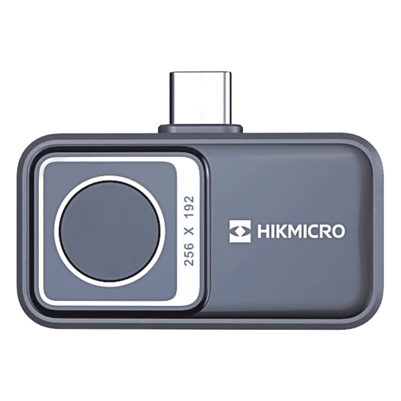 Mini2 V2 - Cámara Termográfica para Smartphone / Resolución IR 256 x 192 (49,152 píxeles) / SuperIR / Rango de -20°C a 400°C / Precisión ±2°C o ±2% / Compatible iOS (Lightning & USB-C) y And HIKMICRO HM-TJ12-3ARF-MINI2V2