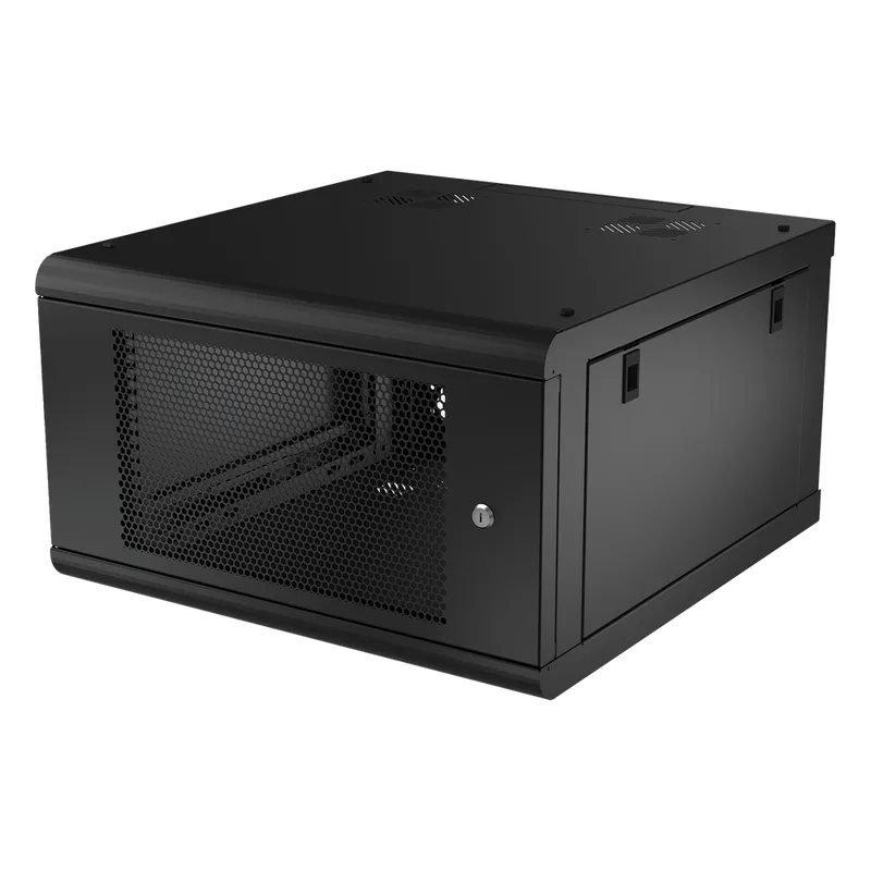 Gabinete de Pared con Puerta Perforada, 635mm de Profundidad, 6U Rack de 19 in, Acero Reforzado LINKEDPRO SR-1906-GN2P