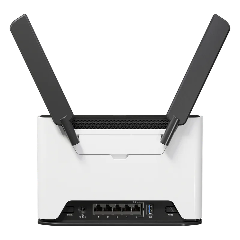 Chateau - Router Wi-Fi 6 MIMO 4x4, 2.5G y antenas externas para hogar y pequeñas oficinas MIKROTIK H53UIG-5HAXQ2HAXQ