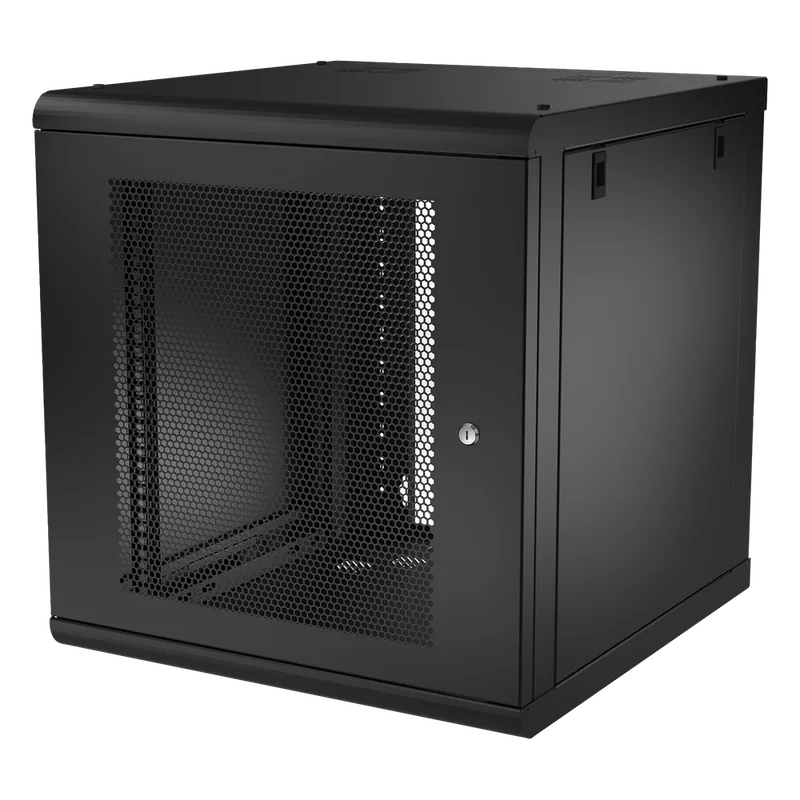 Gabinete de Pared 12U de 635 mm de Profundidad, Rack de 19 in en Acero Reforzado: Compacto y Resistente para Soluciones Profesionales LINKEDPRO SR-1912-GN2P