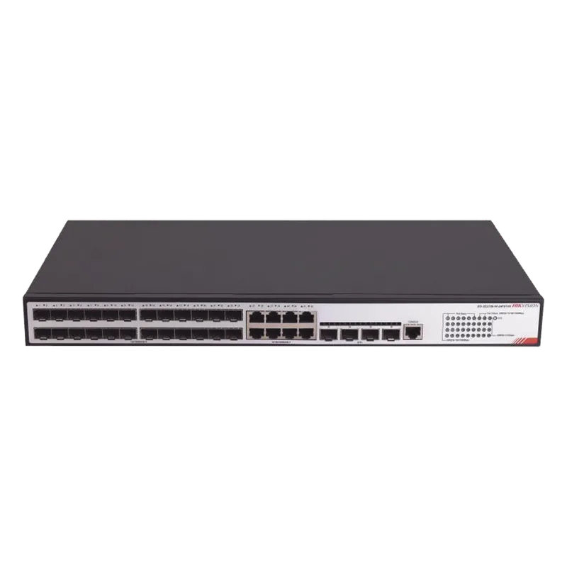 Switch Gigabit / Administrable / 24 Puertos SFP GE / 8 Puertos RJ45 GE / 4 Puertos SFP de 10G / Configuración Nube Hik-PartnerPro / Soporta IGMP HIKVISION DS-3E2736-HI-24F8T4X