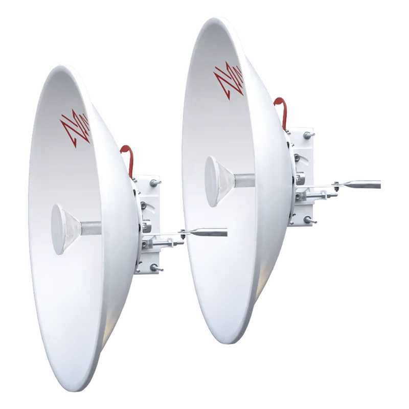 1 Antena Direccional de alto rendimiento / diámetro de 60 cm / 5.9-7.2 GHz / Ganancia 30 dBi / SLANT de 45 ° y 90 ° / Ideal para 30 km / Conector N-Hembra / Montaje y jumpers incluidos. NetPoint NP62