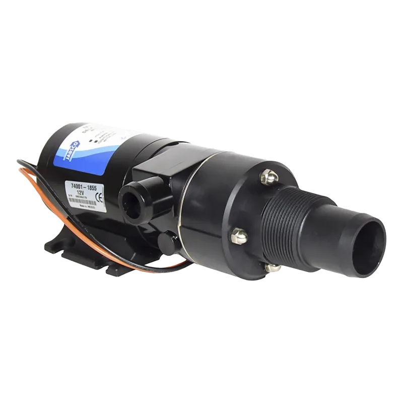 Bomba maceradora de 24 Vcd para manguera de entrada con orificio de 38 mm (1½”), manguera de descarga con orificio de 25 mm (1”) JABSCO 18590-2094