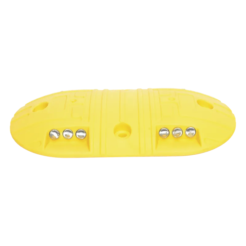 Boya D / Plastico Duradero / Amarilla / 4 Orificios / LEDS REFLEJANTES / 20 Toneladas. ACCESSPRO AC22-12BY