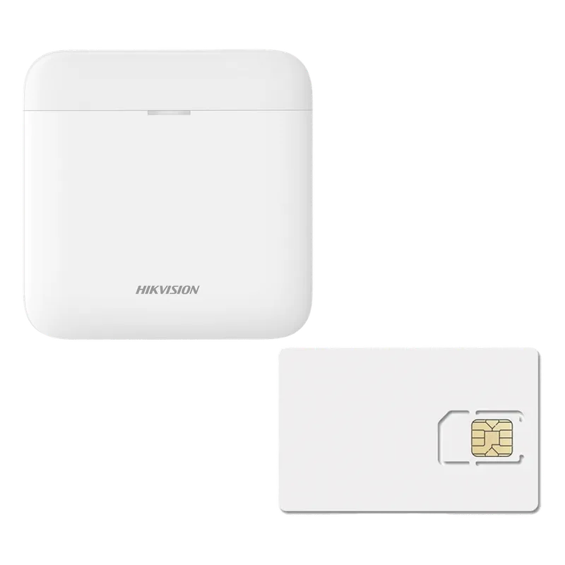 (AX PRO) KIT de Alarma AX PRO / Incluye: 1 Hub con batería de respaldo / 1 año de Servicio de Datos 600MB / Wi-Fi / 3G/4G / Compatible con Hik-Connect P2P HIKVISION AXPRO-KIT-GSM-1Y