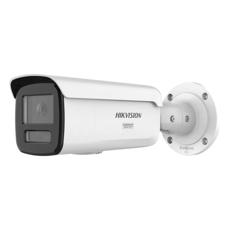 [Dual Light + ColorVu 3.0 + HikAI] Bala IP 8 Megapixel / Lente 4 mm / 60 mts IR + Luz Blanca / Exterior IP67 / Estrobo Azul y Rojo / WDR 130 dB / ACUSENSE 3.0 / Metal / NEMA 4X / ACUSEEK HIKVISION DS-2CD2T87G3-LIS2UY/SRB