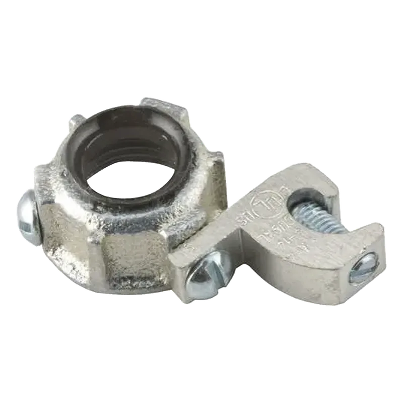 Monitor para Conduit Rígido/IMC de 1 1/2" (38 mm) / Con Orejeta para Conexión a Tierra. RACO HUB-1216