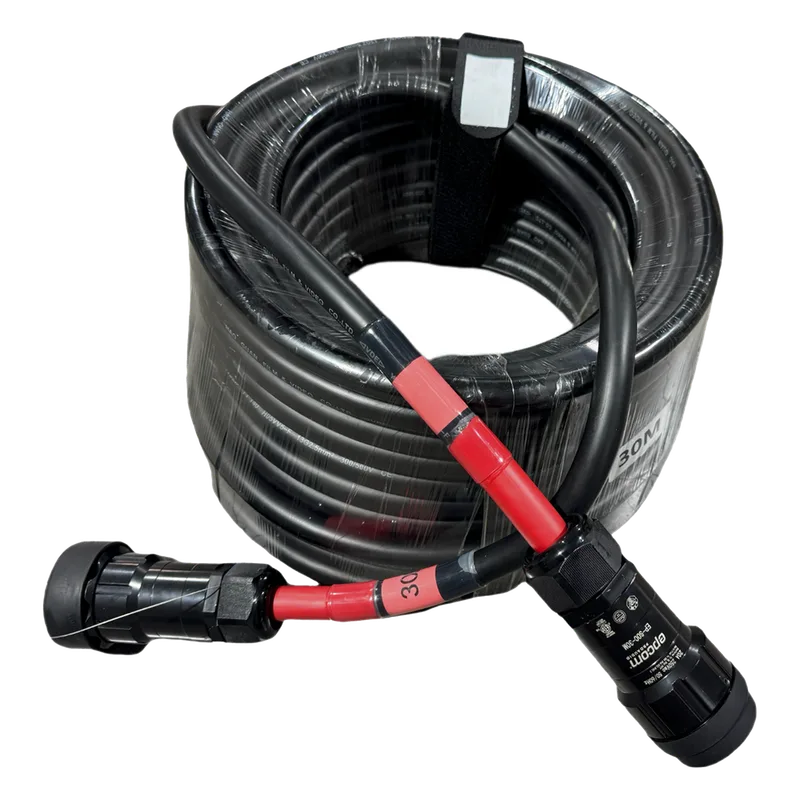Conector Socapex 19 Pines Macho / DC700V AC500V / 25A MAX41A / Contactos Bañados en Oro / Cable 10-50 m (32.8-164.0 ft) / IP67 / Carcasa de Aleación de Aluminio / Certificación TUV / Para Iluminación Escénica y Entreteni EPCOM PROAUDIO EP-SOC-30M