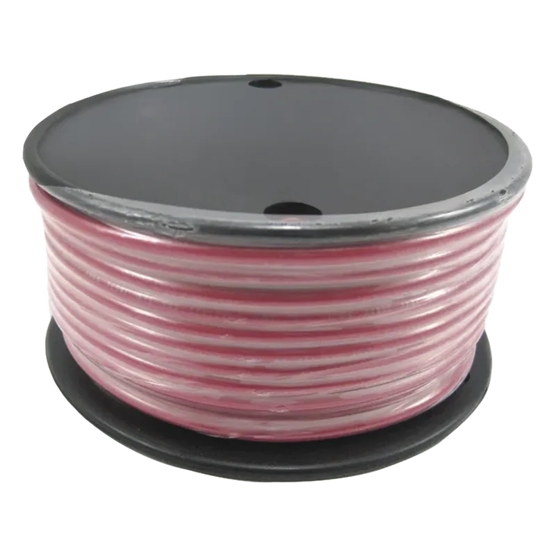 Rollo de cable garado marino calibre 12 en color rojo de 250 pies (76.2 m). COBRA WIRE & CABLE A1012T-01-250