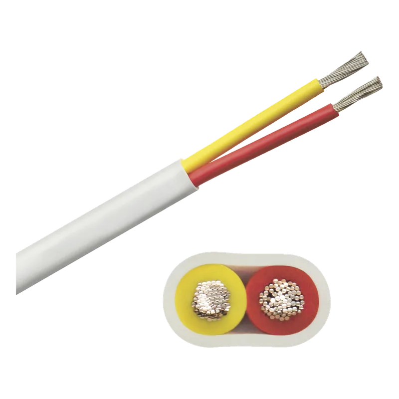 Rollo de cable plano grado marino calibre 12, de 2 conductores (rojo y amarillo) de 100 pies (30.48 m). COBRA WIRE & CABLE B7W12T-20-100