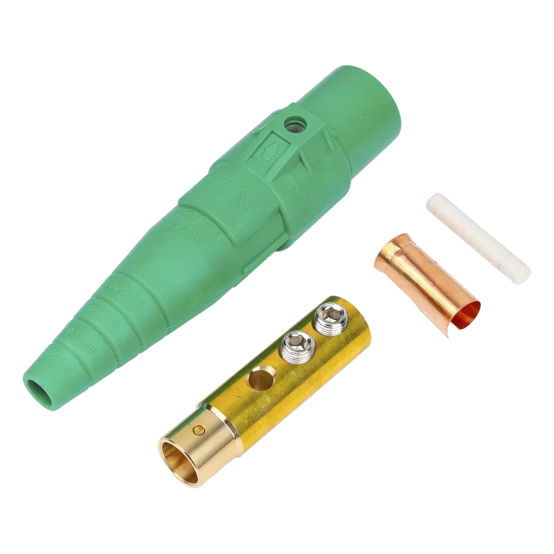 Conector camlock 400 AMPERES HEMBRA COLOR VERDE EPCOM PROAUDIO EPCAMLOCK400AFGREEN