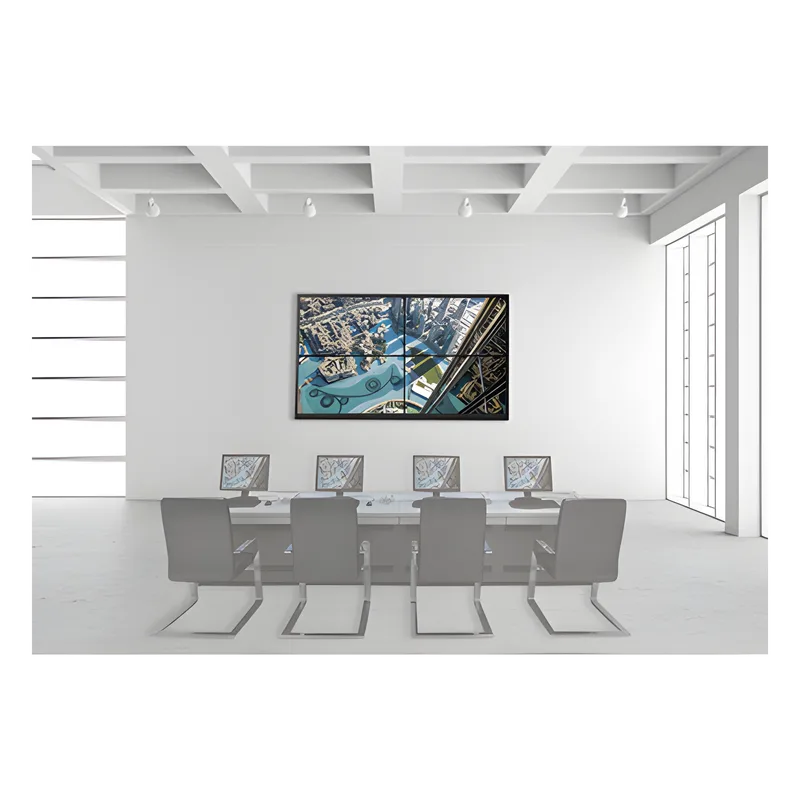 Kit Videowall 2X2 / Incluye 4 Pantallas de 55" / Decoder / Base de Pared / Accesorios de Instalación HIKVISION DS-VW2X2UL55/WM