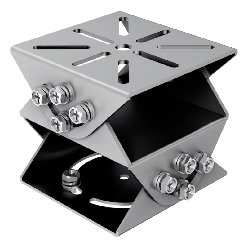 Montaje de Conexión PT para Cámaras IDS-TCM403 / Fabricado en Aluminio / Anticorrosivo HIKVISION DS-1232ZJ-T/BJH/ANTI-CORROSION