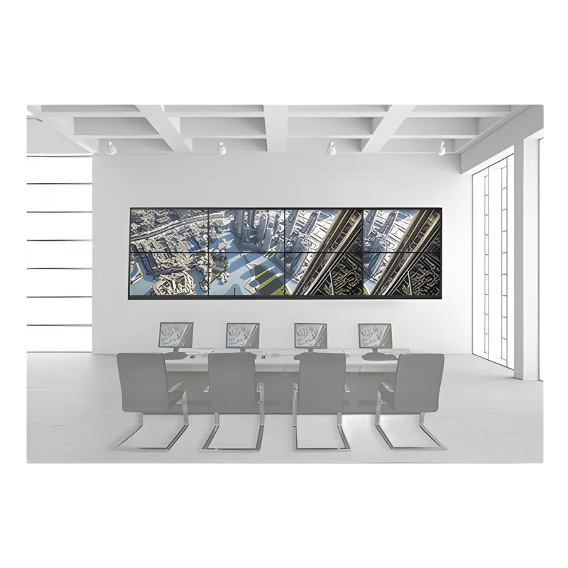 Kit Videowall 4x2 / Incluye 8 Pantallas de 55" / Decoder / Base de Pared HIKVISION DSVW4X2UL55/WM