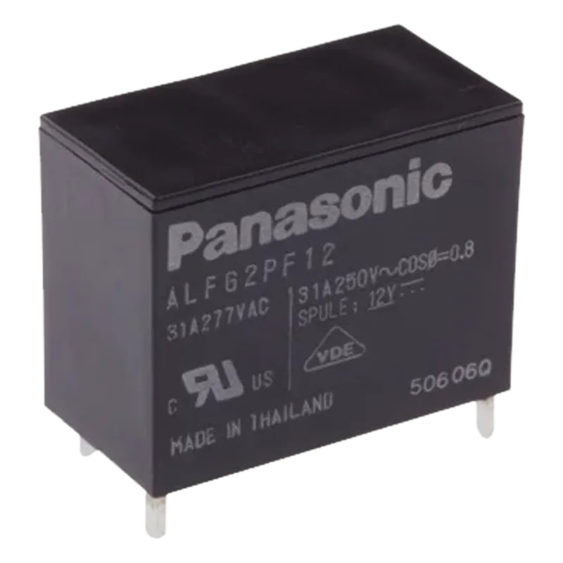 Relevador de 4 pines para tarjetas impresas Through-Hole de 12 Vcc, 31 Amp. PARTS ALFG2PF12