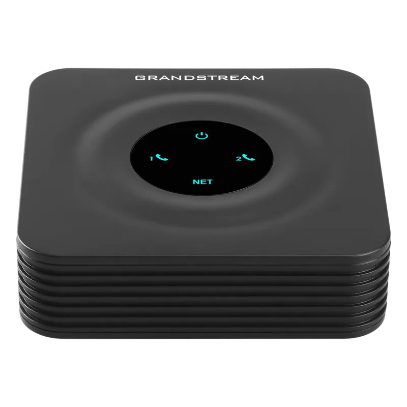 Adaptador de Teléfonos Analógicos ATA / 2 Puertos FXS (Conectar Teléfono Análogo) / Soporta 2 Perfiles SIP / Ethernet 10/100Mbps / Seguridad TLS y SRTP / Conferencia de Voz 3 Vías / GRANDSTREAM HT-802-V2