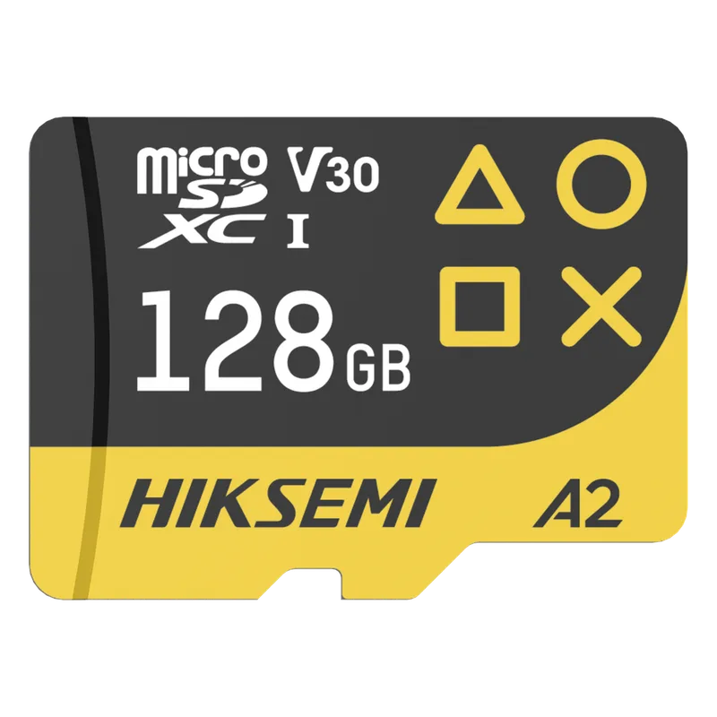 Memoria microSDXC / 128GB / Velocidad 200MB/s Lectura / 150MB/s Escritura / V30 U3 A2 / Gaming / Compatibilidad Amplia HIKSEMI by HIKVISION HS-TF-G3/128G