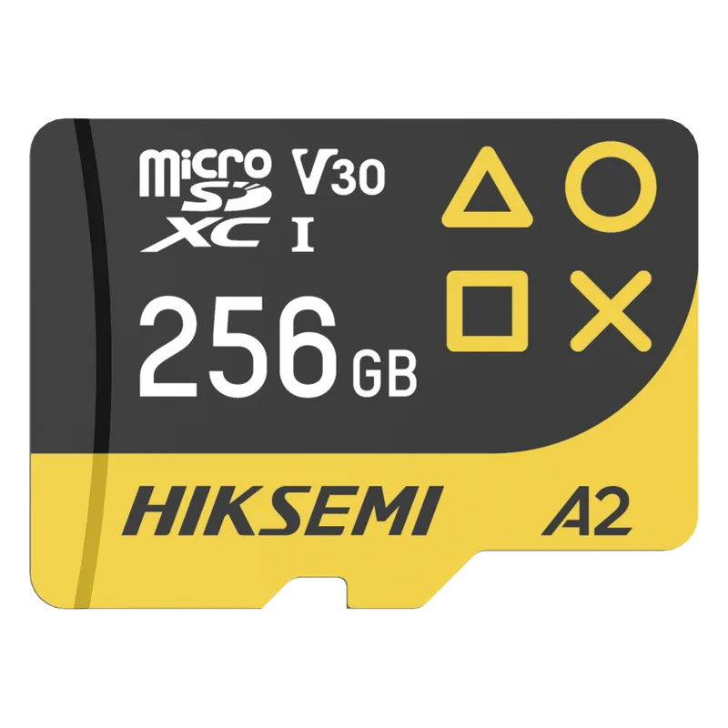 Memoria microSDXC / 256 GB / Velocidad 200MB/s Lectura / 150MB/s Escritura / V30 U3 A2 / Gaming / Compatibilidad Amplia HIKSEMI by HIKVISION HS-TF-G3/256G