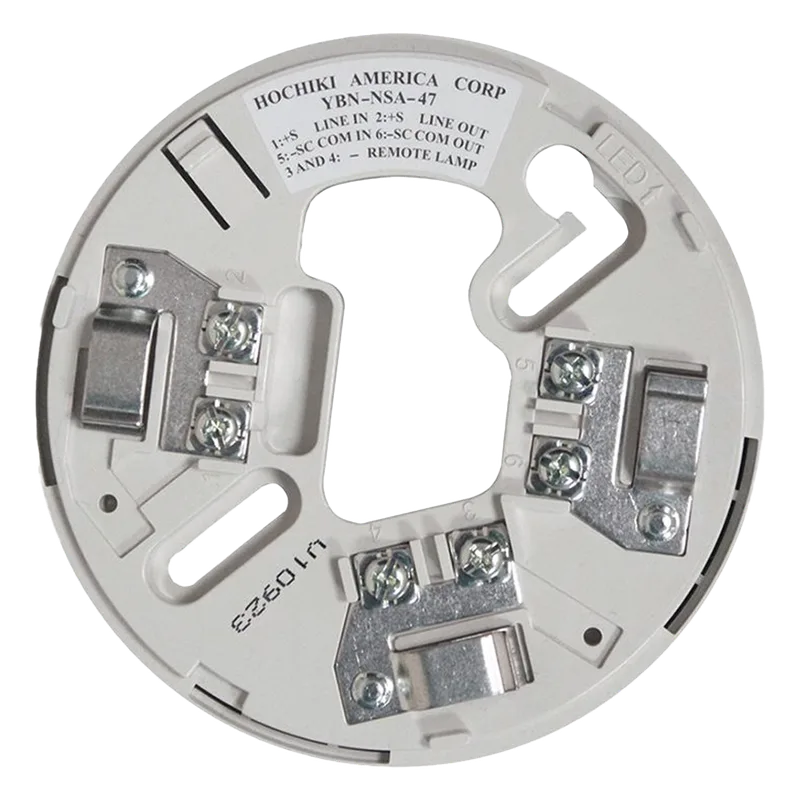 Base De 4" Color Hueso Para Sensores Análogos Direccionales Hochiki (0300-06830) 7TH Edición UL268 YBN-NSA-47