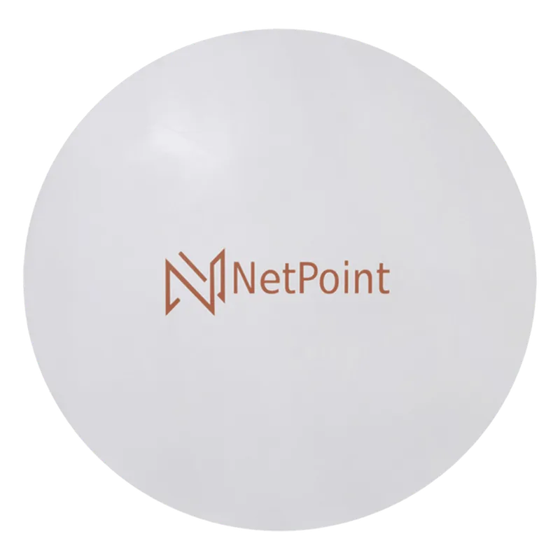 Antena Direccional / 3 ft / 5.9-7 GHz / Ganancia 34 dBi / SLANT de 45 ° y 90° / Incluye Jumpers con conector N-Macho a RPSMA / montaje y radomo incluido. NetPoint NPX63