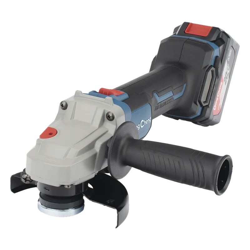 Amoladora Angular de 20Vcc, Disco de 4-1/2 in, Incluye 2 Baterías de 4.0Ah, Cargador y Estuche DONGCHENG DCS-M0311-5EM